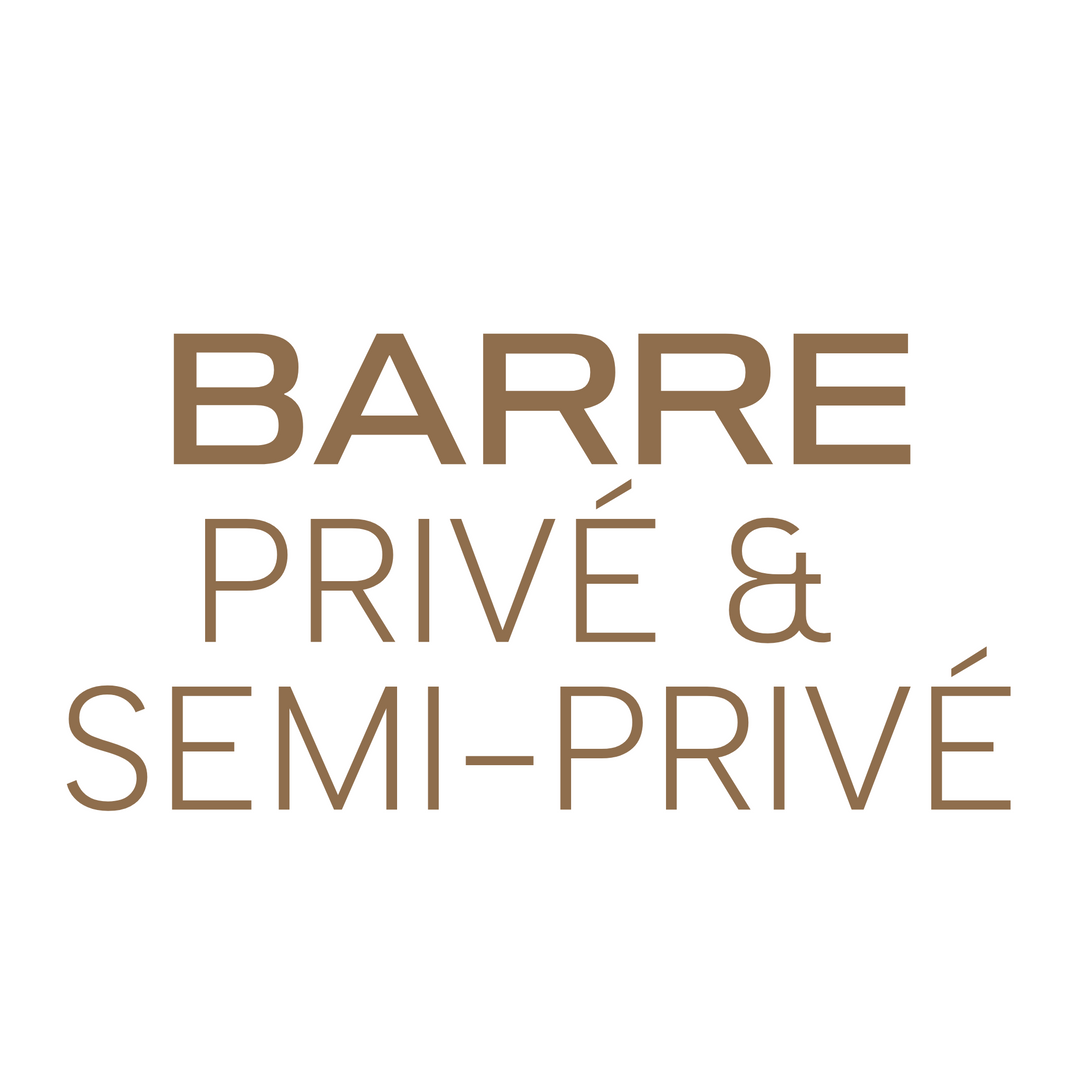 Barre - Privé & Semi-Privé