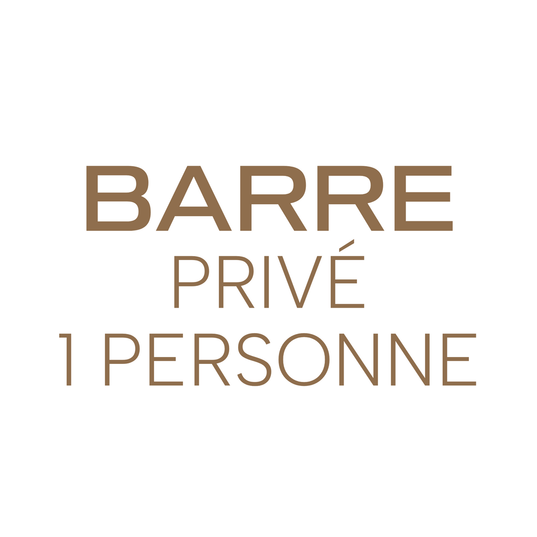 Barre Privé 1 Personne