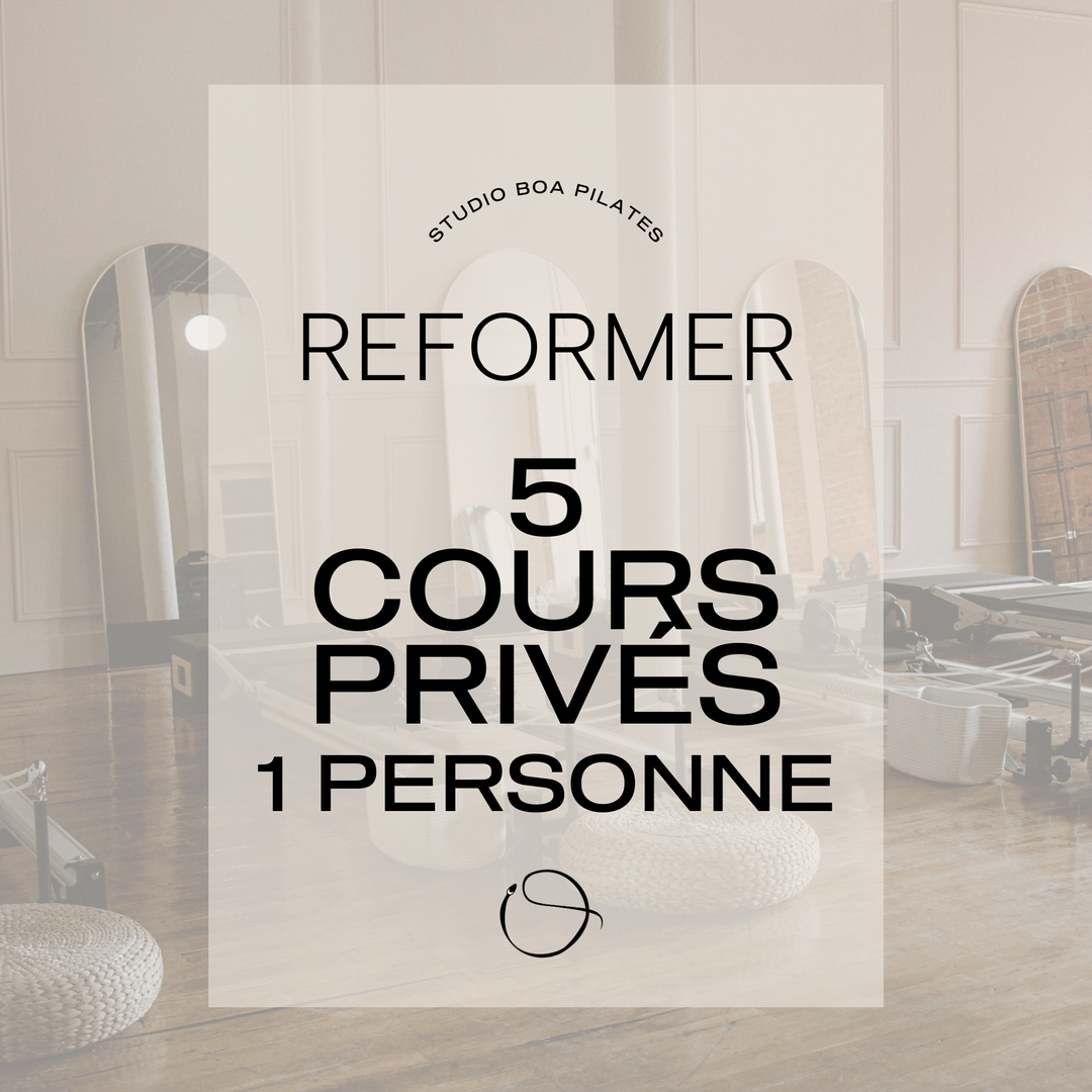 Reformer - 5 Privés Pour 1 Personne