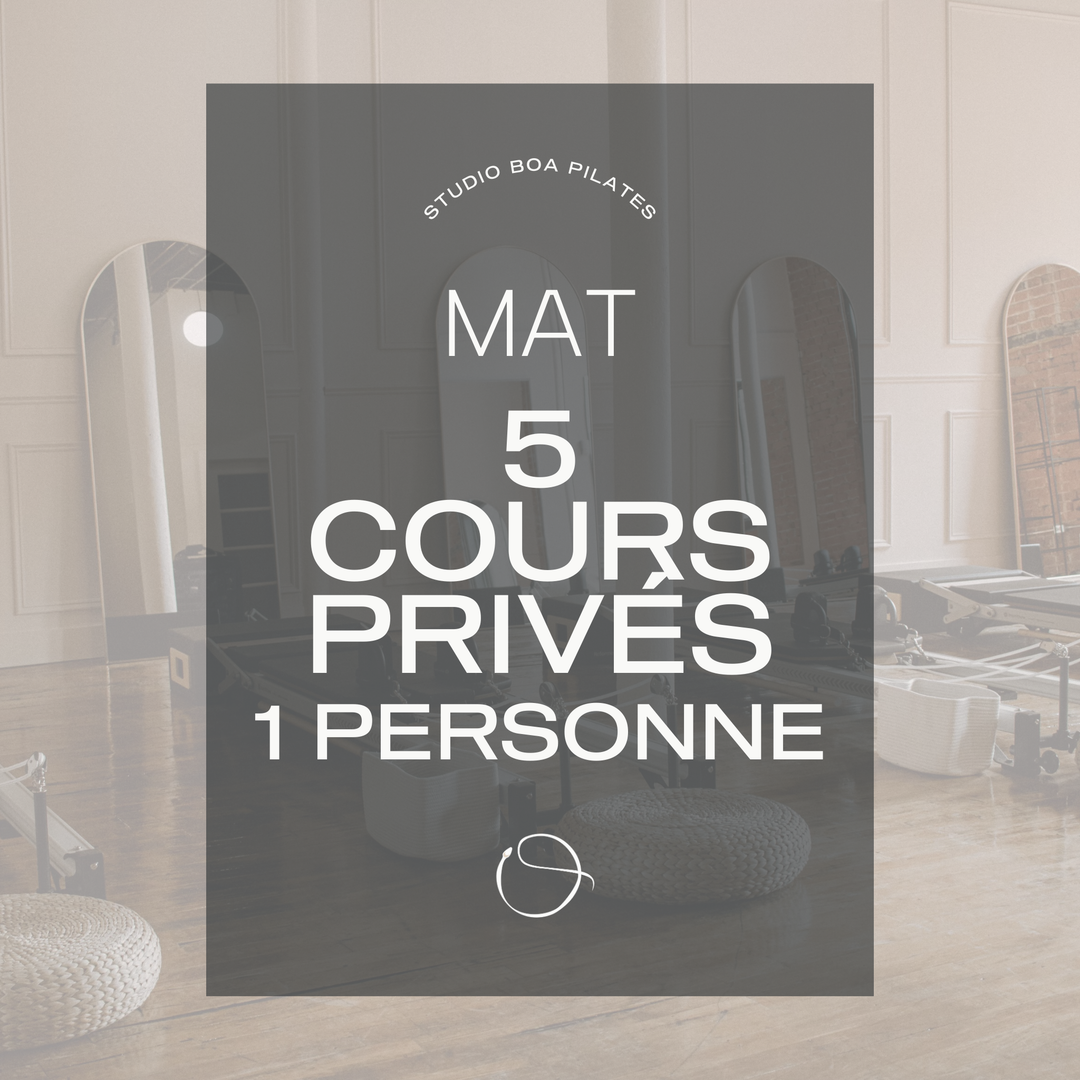 Mat - 5 Privés Pour 1 Personne