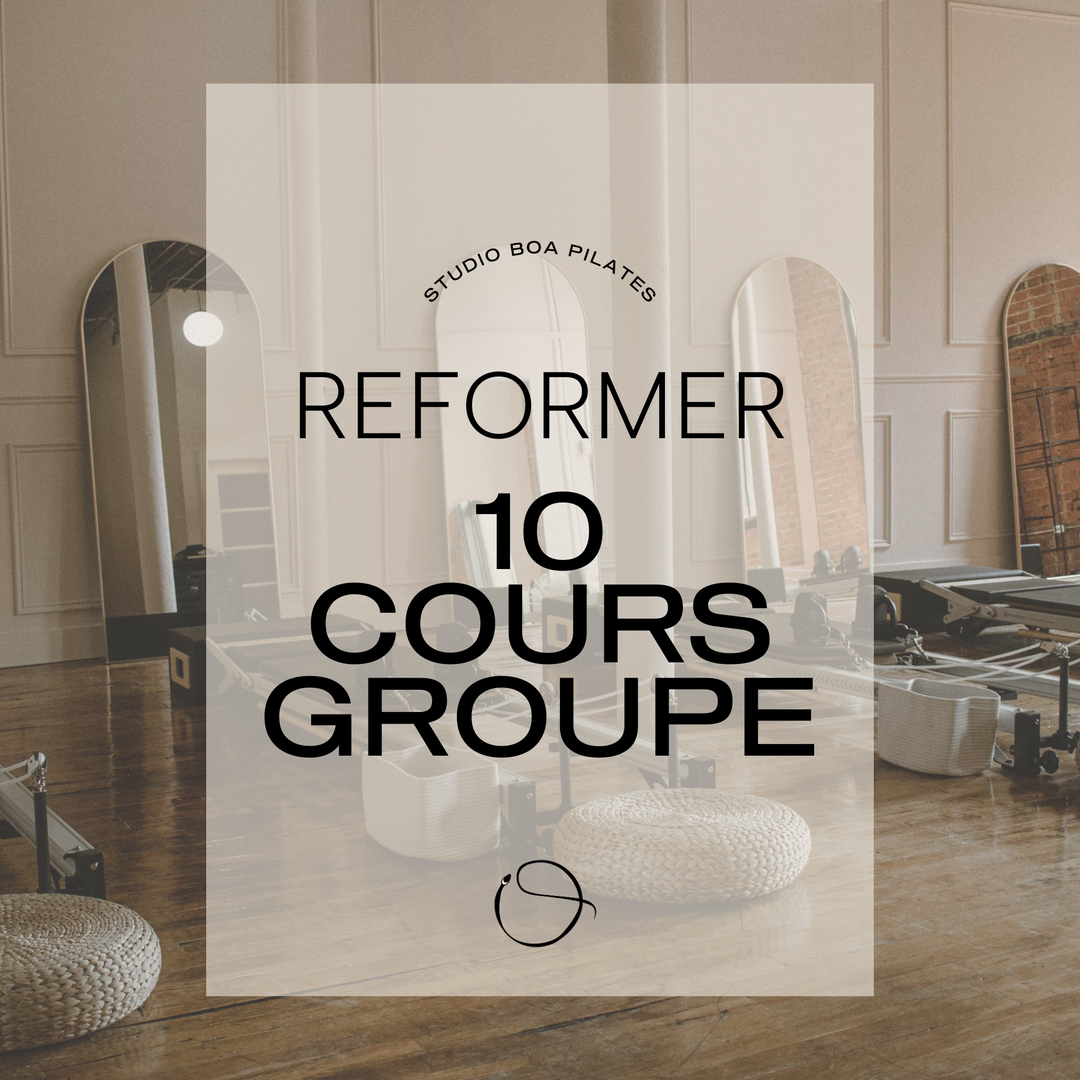 Reformer Pilates - Forfait 10 Cours de Groupe